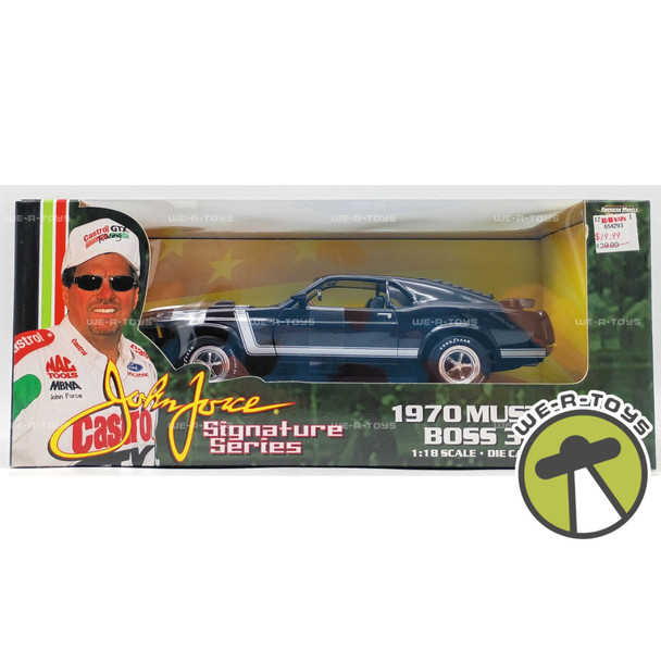 American Muscle 1970 Mustang Boss 302 John Force Signature Series ERTL 2001