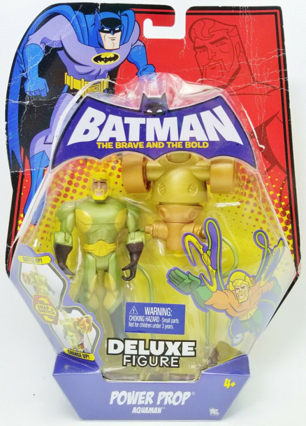 Batman The Brave and The Bold Power Prop Aquaman Deluxe Action Figure N5728 NRFP