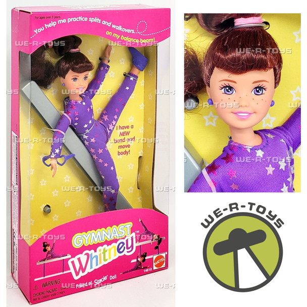 Gymnast Whitney Friend of Stacie Doll 1995 Mattel 14610