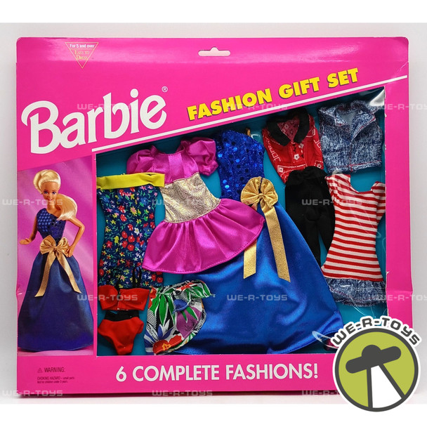Barbie Six Complete Fashions! Fashion Gift Set 1995 Mattel 68073-93