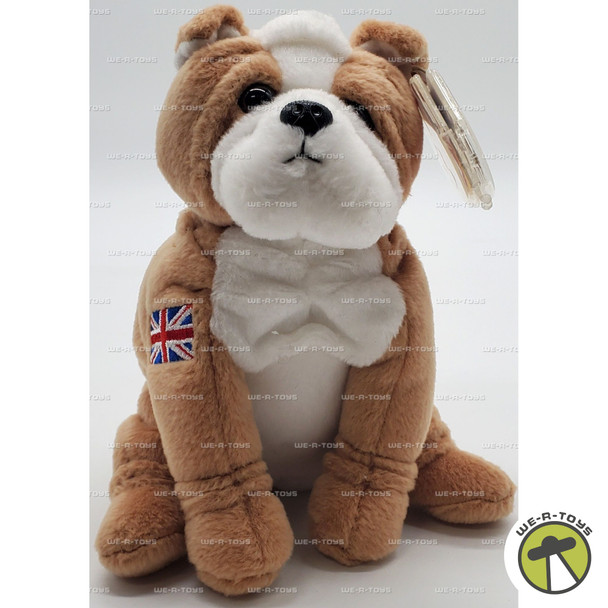 Ty Beanie Baby Fearless the English Bulldog with UK Patch Plush 2004