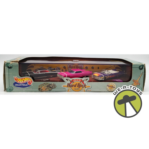 Hot Wheels Cars Of The Hard Rock Cafe Set of 3 Vehicles Cool Classics Mattel
