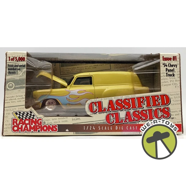 Racing Champions Issue 1 Classified Classics 54 Chevy Panel Truck Yellow Vehicle
