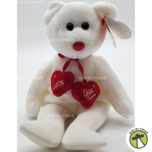 Ty Beanie Baby Truly the Bear Valentine's Day Plush 2004