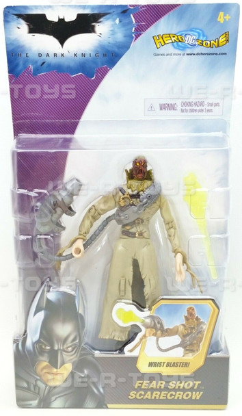 The Dark Knight Fear Shot Scarecrow Action Figure DC Hero Zone Matell M5058 NRFP