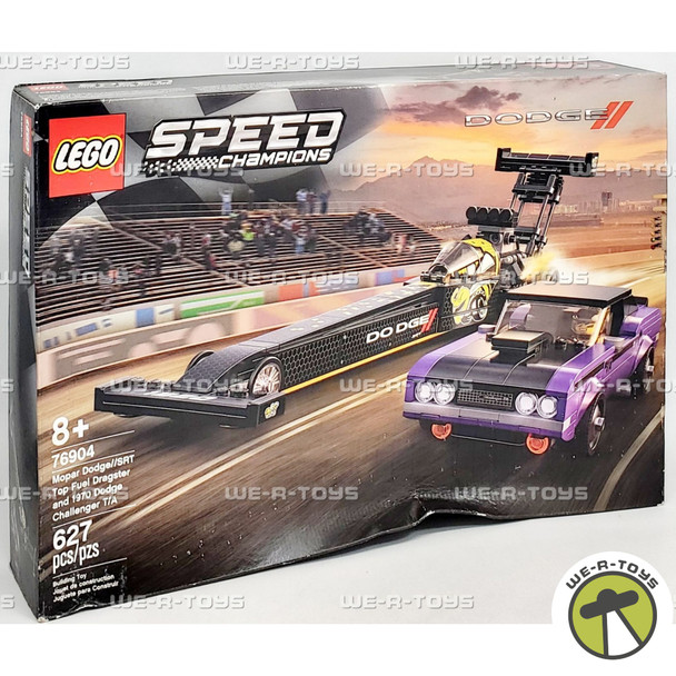 Lego Mopar Dodge//SRT Top Fuel Dragster and 1970 Dodge Challenger T/A Set