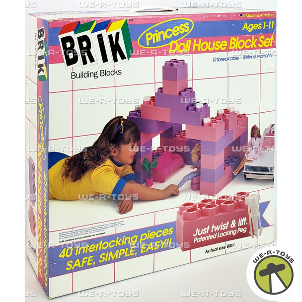 Brik Princess Doll House Block Set Building Blocks 40 Pieces 07050