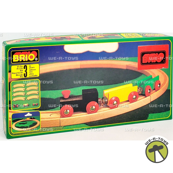 Brio Wooden Magnetic Train Set 11 Pieces 33115