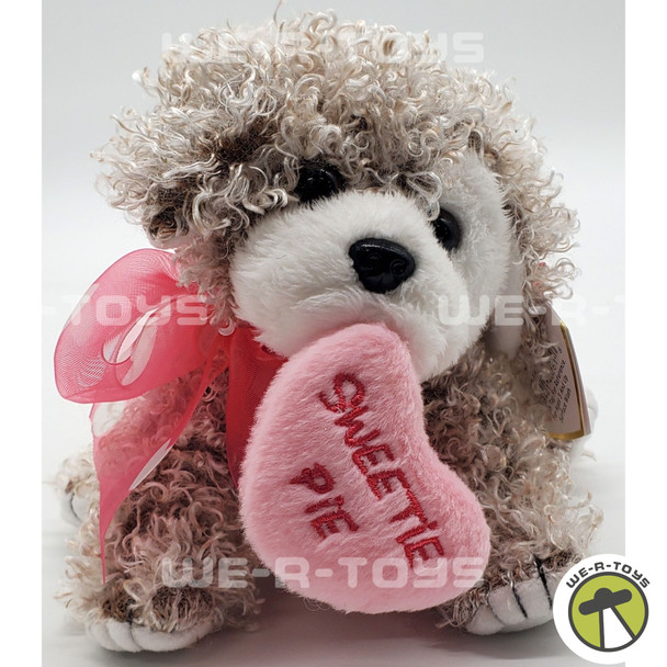 Ty Beanie Baby Snookums the Dog Holding Heart Plush 2005