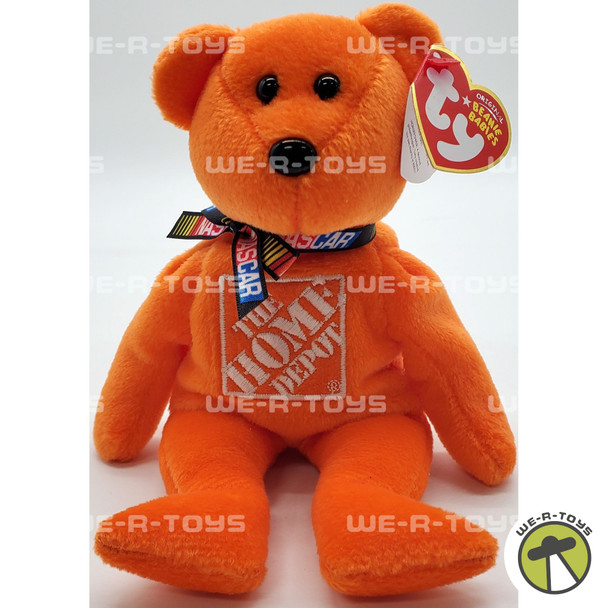 Ty Beanie Baby Tony Stewart #20 the Bear NASCAR Plush