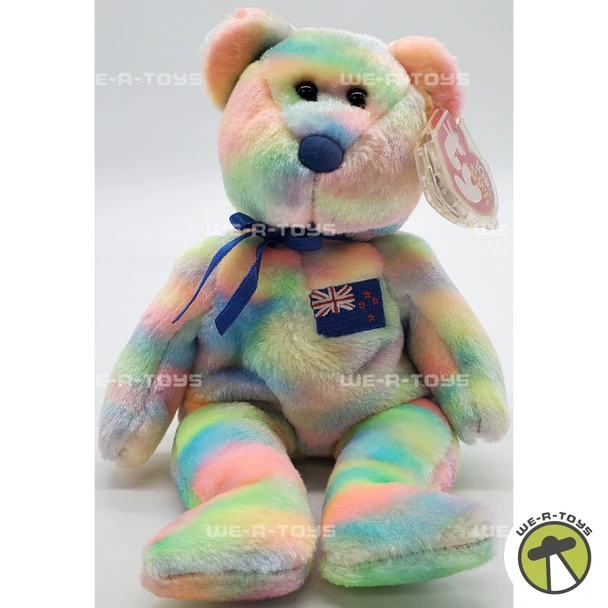 Ty Beanie Baby Kiwiana the Bear Plush New Zealand Exclusive