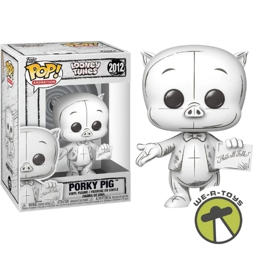 Funko Pop Animation 2012 Looney Tunes Porky Pig Vinyl Figure