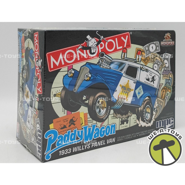 MPC Monopoly Paddy Wagon 1933 Willys Panel Van 1:25 Scale Model Kit Round 2