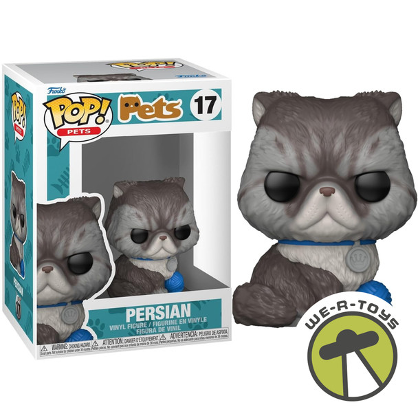 Funko Pop Pets 17 Persian Cat Vinyl Figure