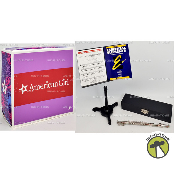 American Girl Flute Set with Case, Stand, Music Book, and Fingering Chart