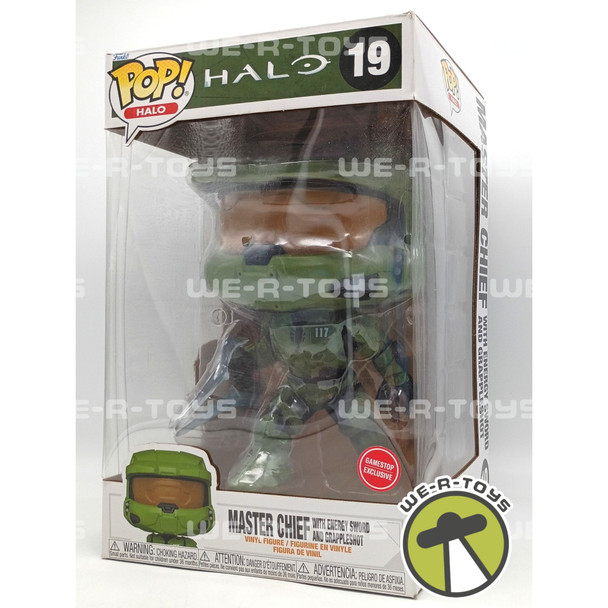 Funko Pop! Halo Master Chief with Energy Sword & Grappleshot Vinyl Figure Jumbo