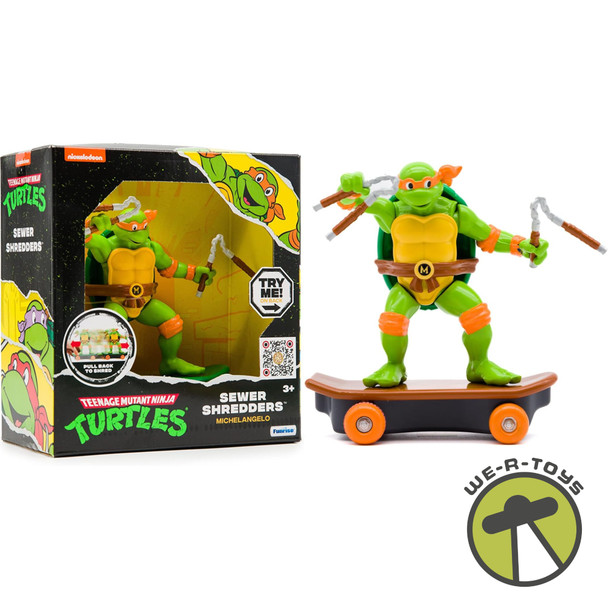 Teenage Mutant Ninja Turtles Sewer Shredders Classic Michelangelo Skate Toy