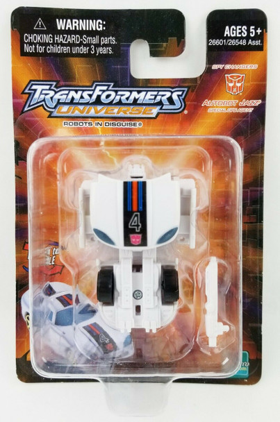 Transformers Universe Spy Changers Autobot Jazz 2006 Hasbro 26601/26548 NRFP