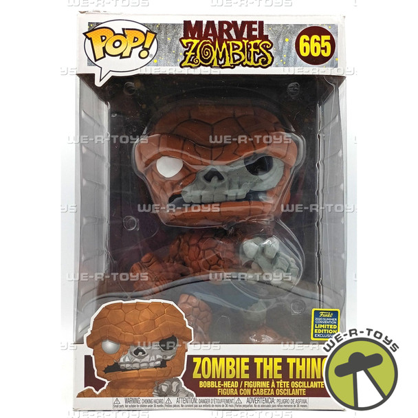 Funko POP! Marvel Zombies Zombie The Thing #665 Vinyl Figure Jumbo Size 2020