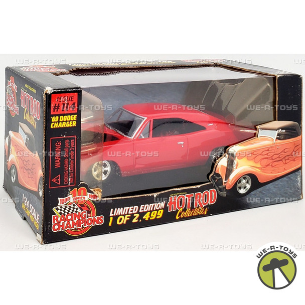Racing Champions 1969 Dodge Charger Red Issue 114 Hot Rod Magazine 97900
