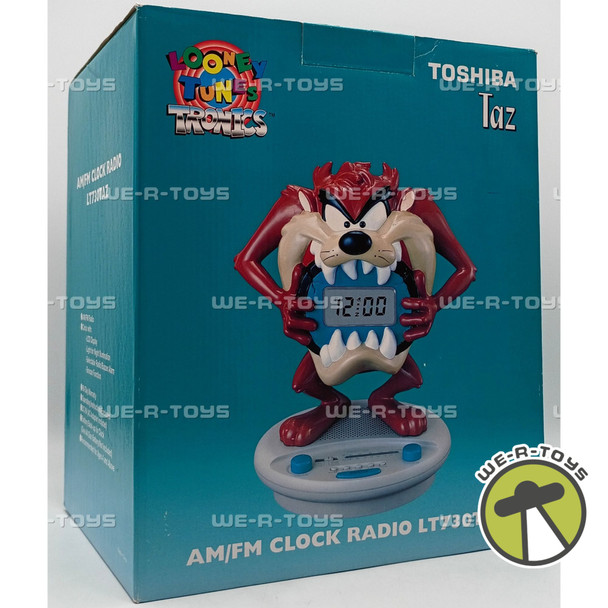 Looney Tunes Tronics Taz Tasmanian Devil AM/FM Clock Radio LT730TAX Toshiba 1997