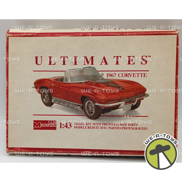 Monogram Ultimates 1967 Corvette Model Kit 1:43 Scale 1990 Monogram Models 2045