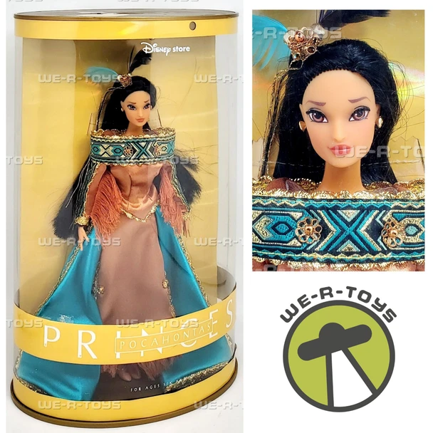 Disney Store Pocahontas Doll Royal Princess Series in Light Up Box 35045