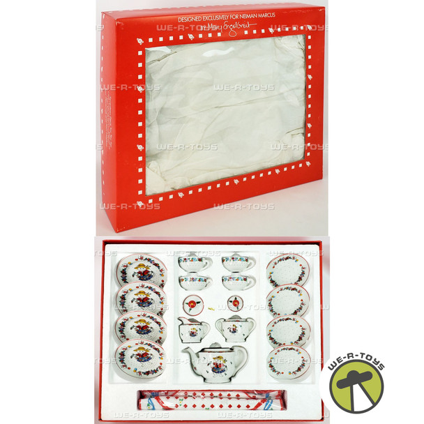 Seventeen Piece Toy Tea Set Designed for Neiman Marcus by Mary Engelbreit