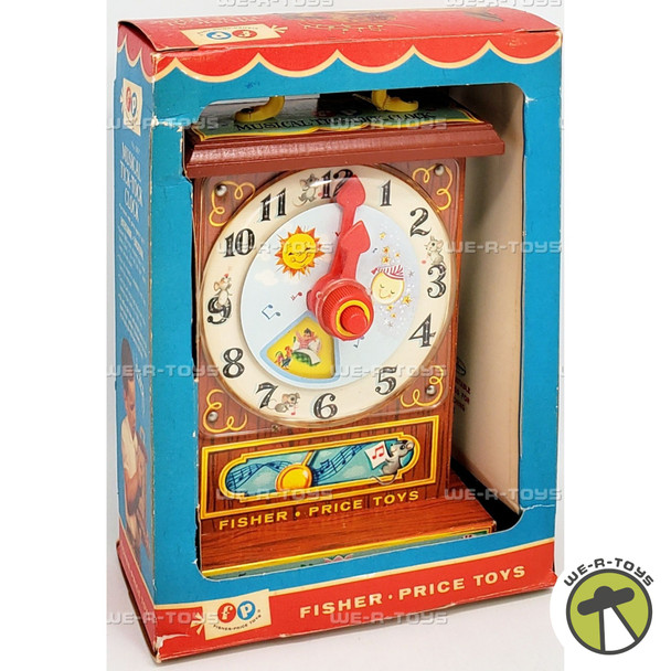 Fisher Price Musical Tick-Tock Clock 1962 No. 997 WORKS