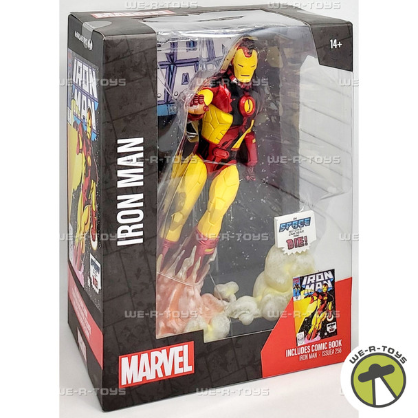 Marvel Iron Man Figure Scene and Comic Book Issue #256 McFarlane Toys 14798