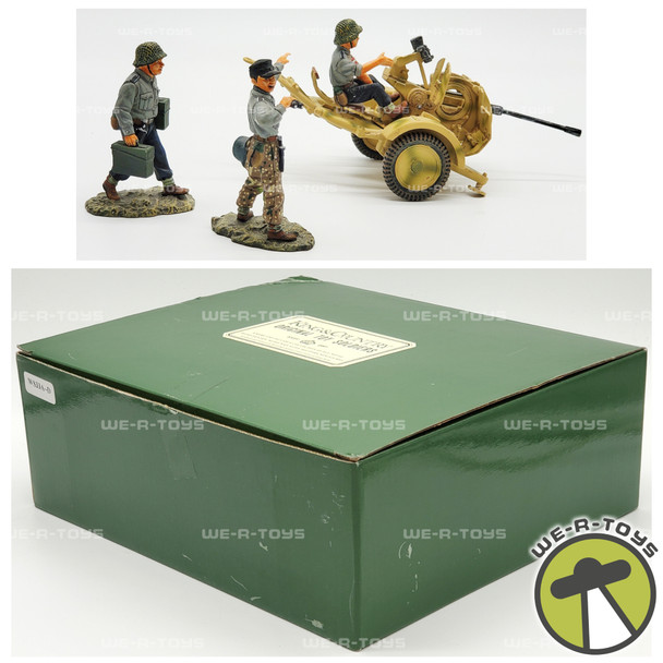 King & Country WWII German Army Miniature 20mm Flakgun with 3 volunteers WS33