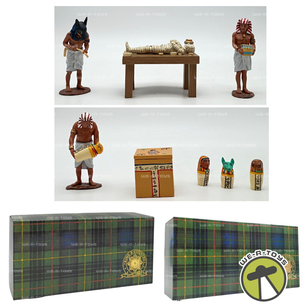 King & Country Ancient Egypt Preparing The Mummy Set Collectible Figurines AE07