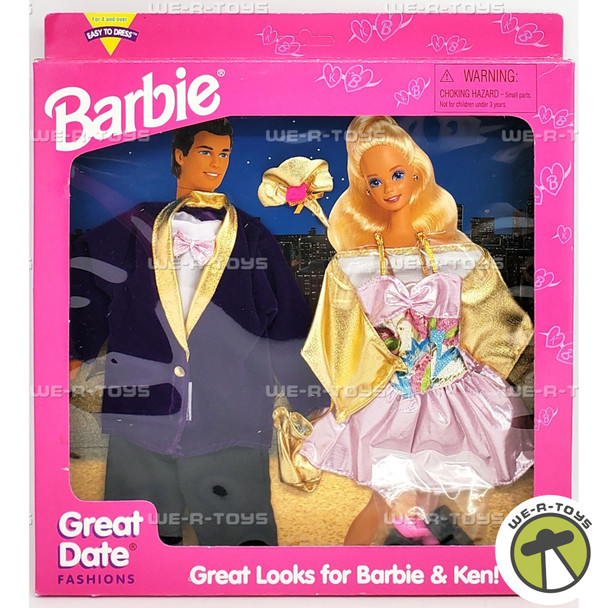 Barbie and Ken Great Date Fashions Easy to Dress 1996 Mattel 68588