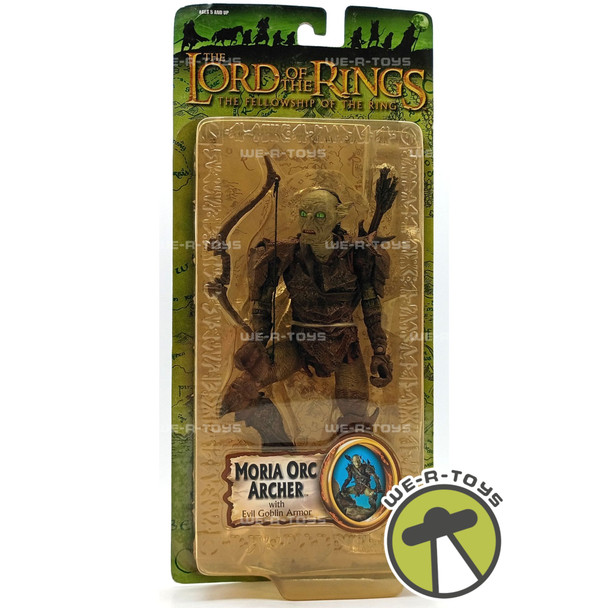 Lord of The Rings Fellowship of The King Moria Orc Archer & Evil Armor Toy Biz