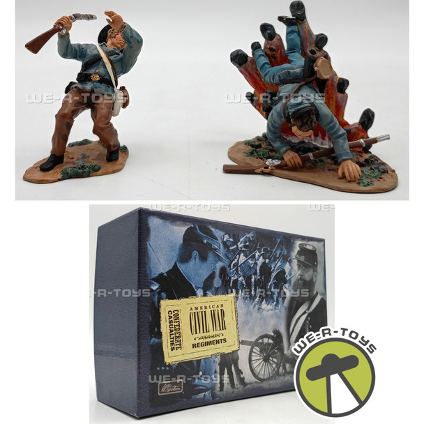 W Britain American Civil War Regiments Confederate Casualties Figurine Set 17291