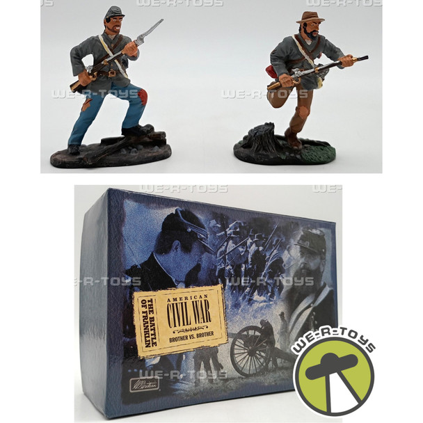 W Britain American Civil War Brother vs Brother The Battle of Franklin Figurines