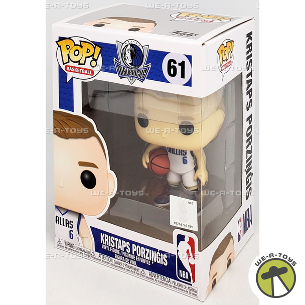 Funko POP NBA Dallas Mavericks Kristaps Porziņģis 61 Vinyl Figure