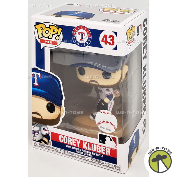 Funko POP MLB Rangers Corey Kluber 43 Vinyl Figure