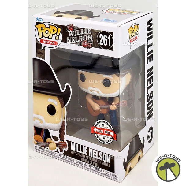 Funko Pop Rocks Willie Nelson 261 Vinyl Figure