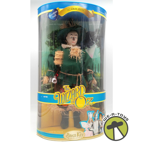 The Wizard of Oz Scarecrow Porcelain Doll 2005 Brass Key Keepsakes Item#2115