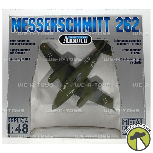 Franklin Mint Collection Armour Messerschmitt 262 1:48 Metal Airplane B11B301