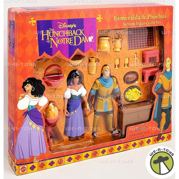 Disney's Hunchback of Notre Dame Esmeralda and Phoebus Figure Gift Set 66221