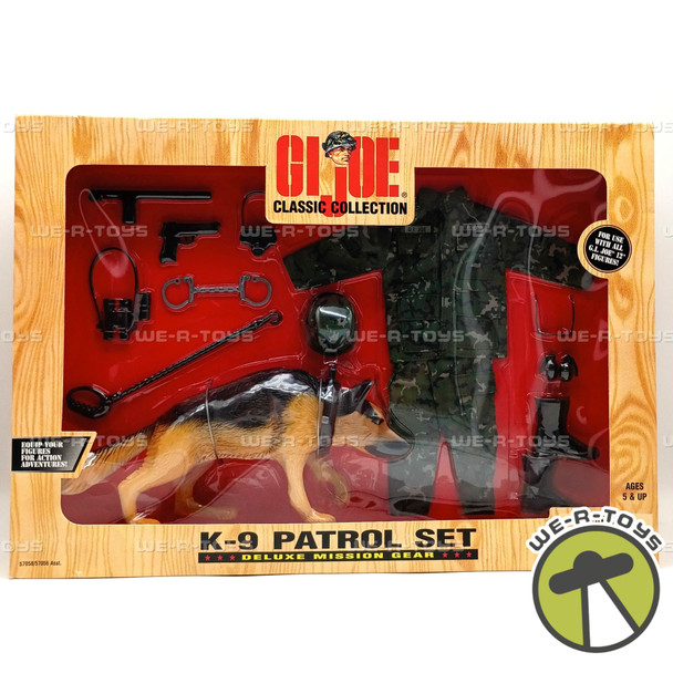 GI Joe Classic Collection K-9 Patrol Set Deluxe Mission Gear 1998 Hasbro #57058