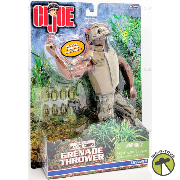 G.I. Joe United States Marine Corps Grenade Thrower AA Action Figure 1999