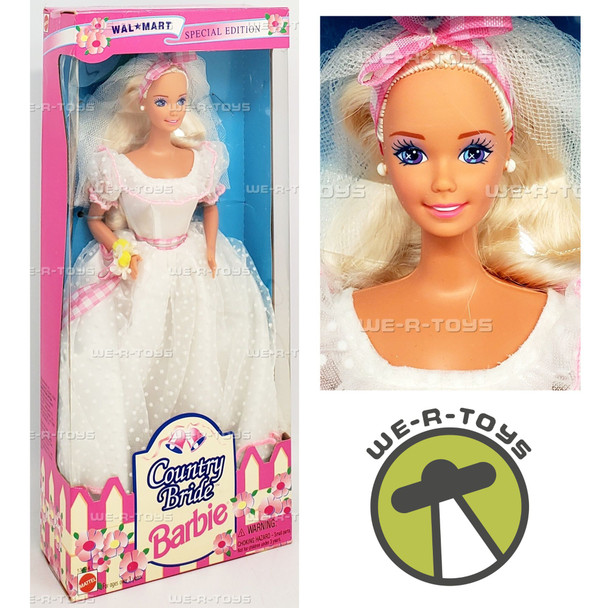 Country Bride Barbie Doll Walmart Special Edition 1994 Mattel13614