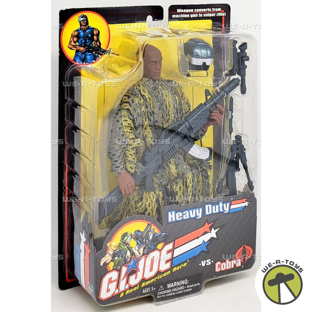 G.I. Joe vs Cobra Heavy Duty AA Action Figure 2001 Hasbro 81765