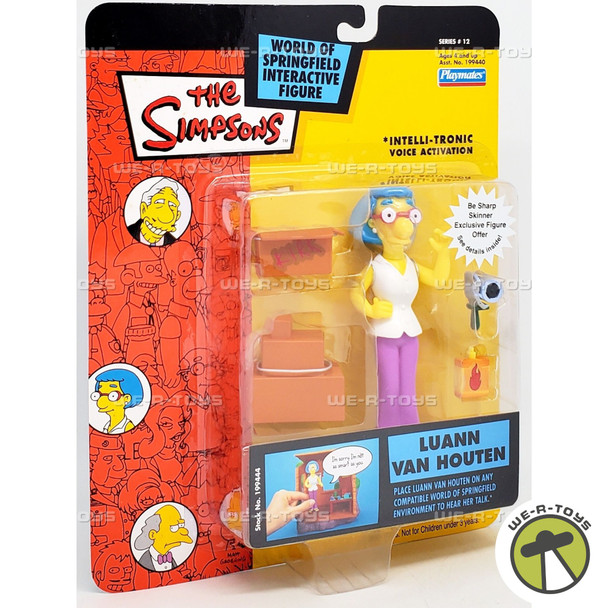 The Simpsons World of Springfield Luann Van Houten 2003 Playmates 99444