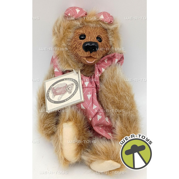 Kimbearly's Originals by A & A Plush Ally Girl Plush Bear In Pink Fashion 19053