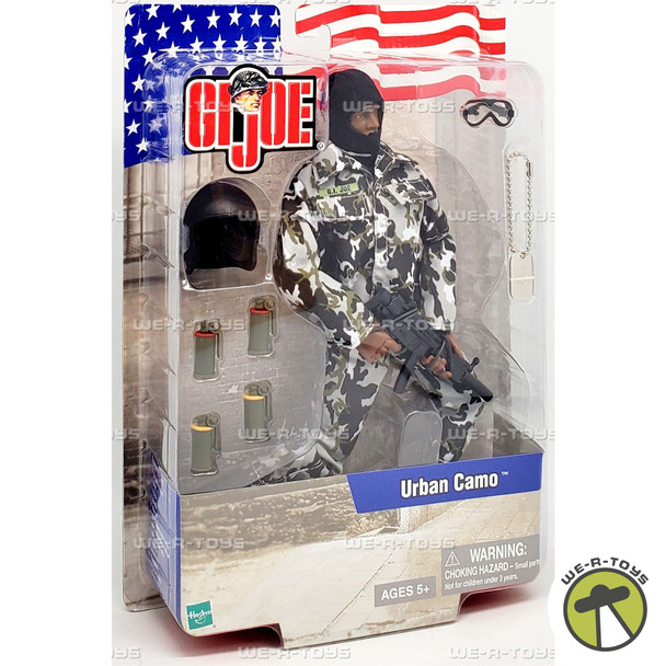 G.I. Joe Urban Camo African Ameriacan Action Figure 2001 Hasbro