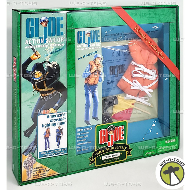 G.I. Joe Action Soldier Navy Attack Action Figure 2003 Hasbro 80791